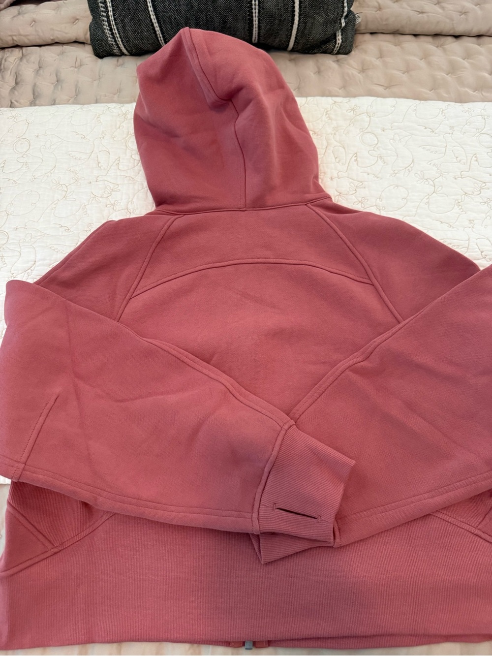 NWT Lululemon Scuba Full-Zip Hoodie M/L Brier Rose - Picture 3 of 3
